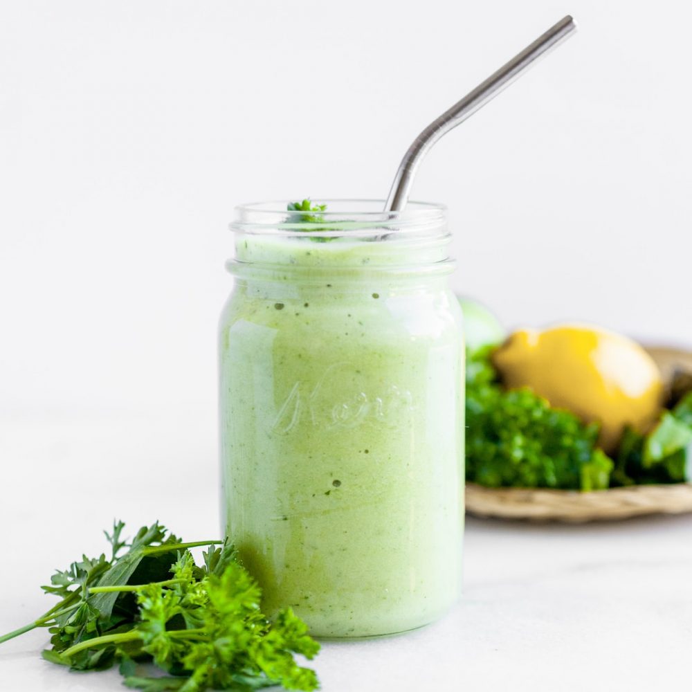 Green Apple Pear Parsley Cleansing Smoothie