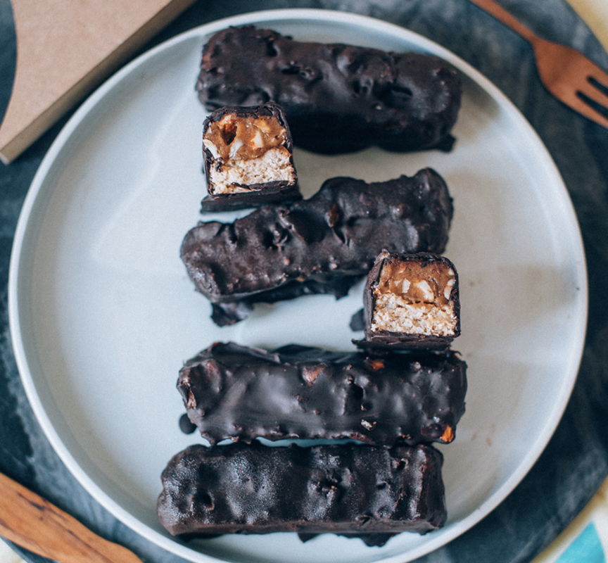 Vegan Snickers [Vegan, Gluten-free]  | onegreenplanet.org