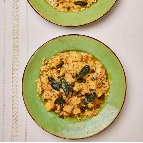 Meera Sodha’s vegan recipe for celeriac risotto with sage, caper and lemon oil | guardian .com