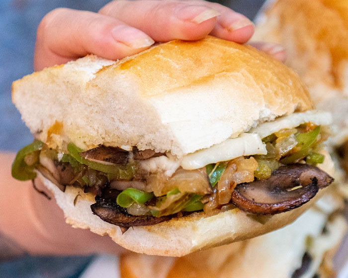 Vegan Philly Cheesesteak Sandwich | Recipe by The Edgy Veg.com