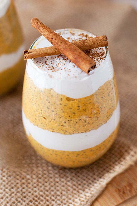 Turmeric Latte Chia Pudding | Recipe by Katie’s Healing Kitchen.com