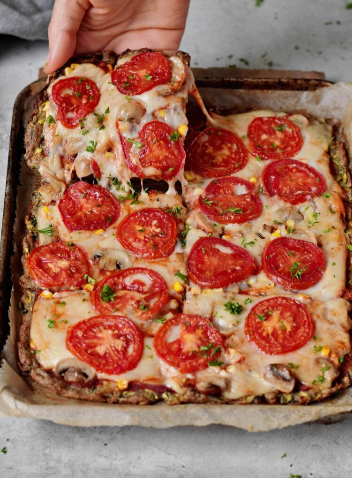 Keto Zucchini Pizza Crust (Low-Carb) | elavegan. com